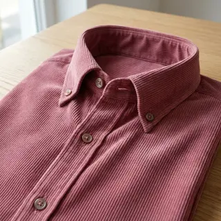 Fine corduroy dark rose