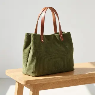 Corduroy forest green