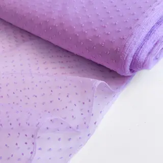 Tulle netting DOTS lilac