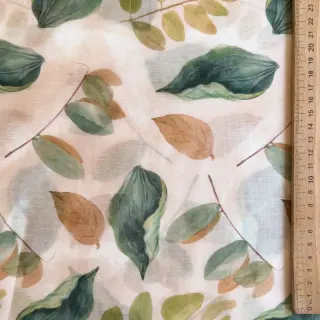 Lyocell avec lin et soie Retro Flowers design A