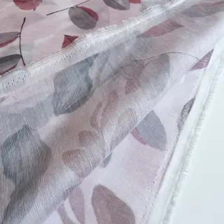 Lyocell avec lin et soie Retro Flowers design B