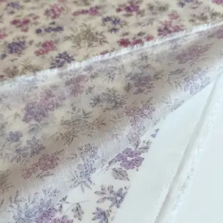 Lyocell avec lin et soie Retro Flowers design C