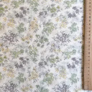 Lyocell avec lin et soie Retro Flowers design D