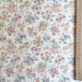 Lyocell avec lin et soie Retro Flowers design E