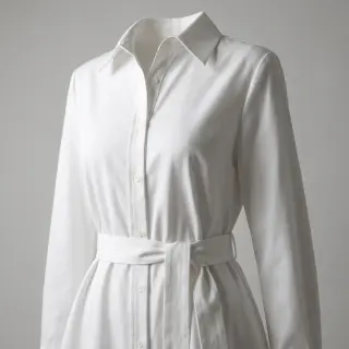 Cotton fabric TWILL Mango white