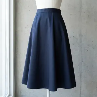 Cotton fabric TWILL Mango marine