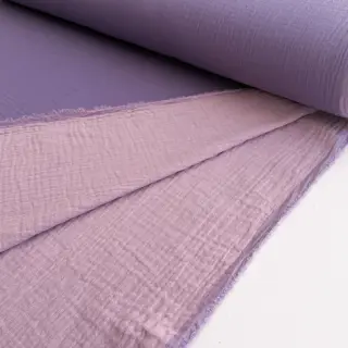 Double gauze/muslin DOUBLE FACE lavender