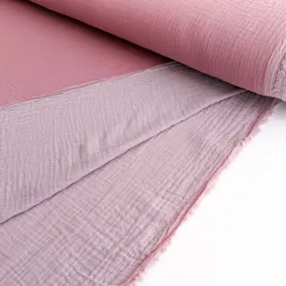 Double gauze/muslin DOUBLE FACE lilac
