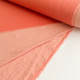 Double gauze/muslin DOUBLE FACE peach