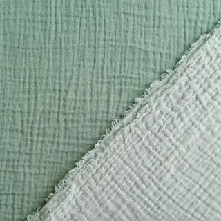 Double gauze/muslin DOUBLE FACE light mint
