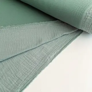 Double gauze/muslin DOUBLE FACE light mint