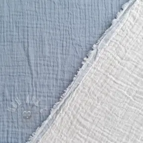 Double gauze/muslin DOUBLE FACE light jeans
