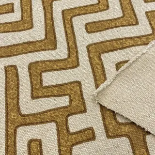 Decoration fabric RAFFIA ocre