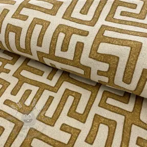 Decoration fabric RAFFIA ocre