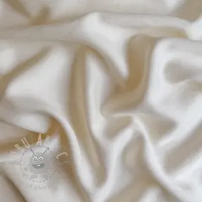 Linen viscose BUBBLY off white