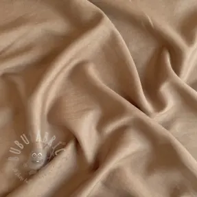 Linen viscose BUBBLY taupe