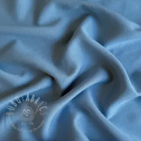 Linen viscose BUBBLY old blue