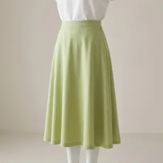 Linen viscose BUBBLY lime cream