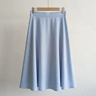 Linen viscose BUBBLY light old blue