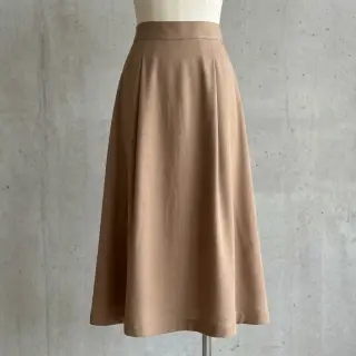 Linen viscose BUBBLY taupe