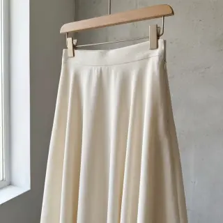 Linen viscose BUBBLY off white