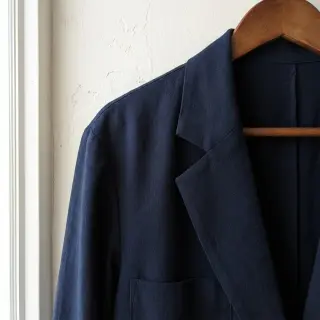 Linen viscose BUBBLY marine