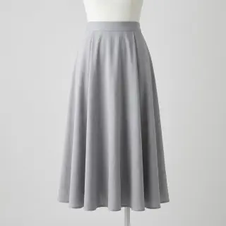 Linen viscose BUBBLY light grey