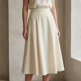 Linen viscose BUBBLY ecru