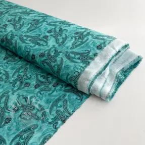 Viscose RAYON POPLIN Paisley design C