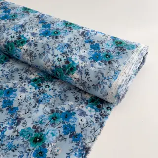 Viscose RAYON POPLIN Flower sea design D