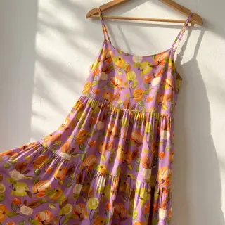 Viscose RAYON POPLIN Fruity design C