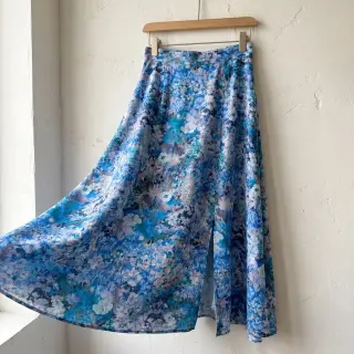 Viscose RAYON POPLIN Blossoms design C