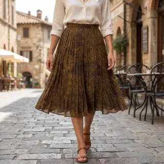 Viscose RAYON POPLIN Flow design A