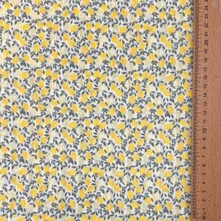 Cotton fabric DOBBY Lemons digital print