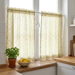 Cotton fabric DOBBY Lemons digital print