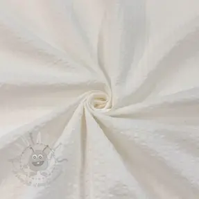 Cotton fabric BUBBLE ecru