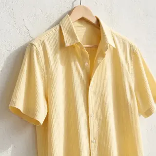 Cotton fabric BUBBLE yellow