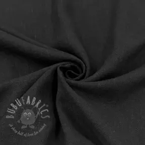 Linen viscose WASHED black