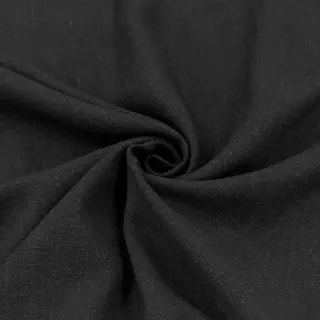 Linen viscose WASHED black
