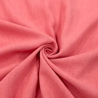 Linen viscose WASHED coral