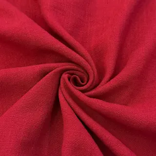 Linen viscose WASHED dark red