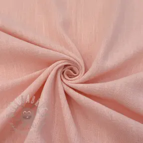 Linen viscose WASHED salmon