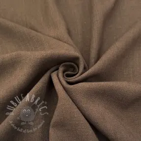 Linen viscose WASHED light brown
