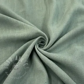 Linen viscose WASHED old green