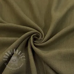 Linen viscose WASHED olive
