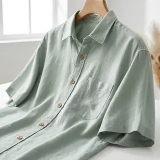 Linen viscose WASHED mint