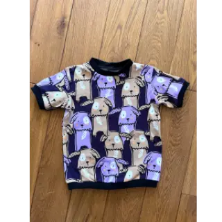 Jersey Funny dogs dark purple