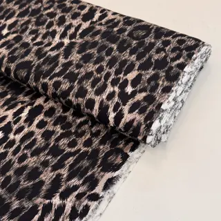 Viscose RADIANCE Wild skin grey digital print