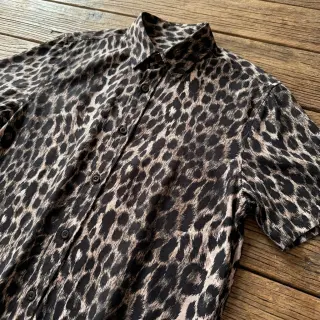 Viscose RADIANCE Wild skin grey digital print