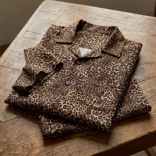 Viscose RADIANCE Skinny brown digital print